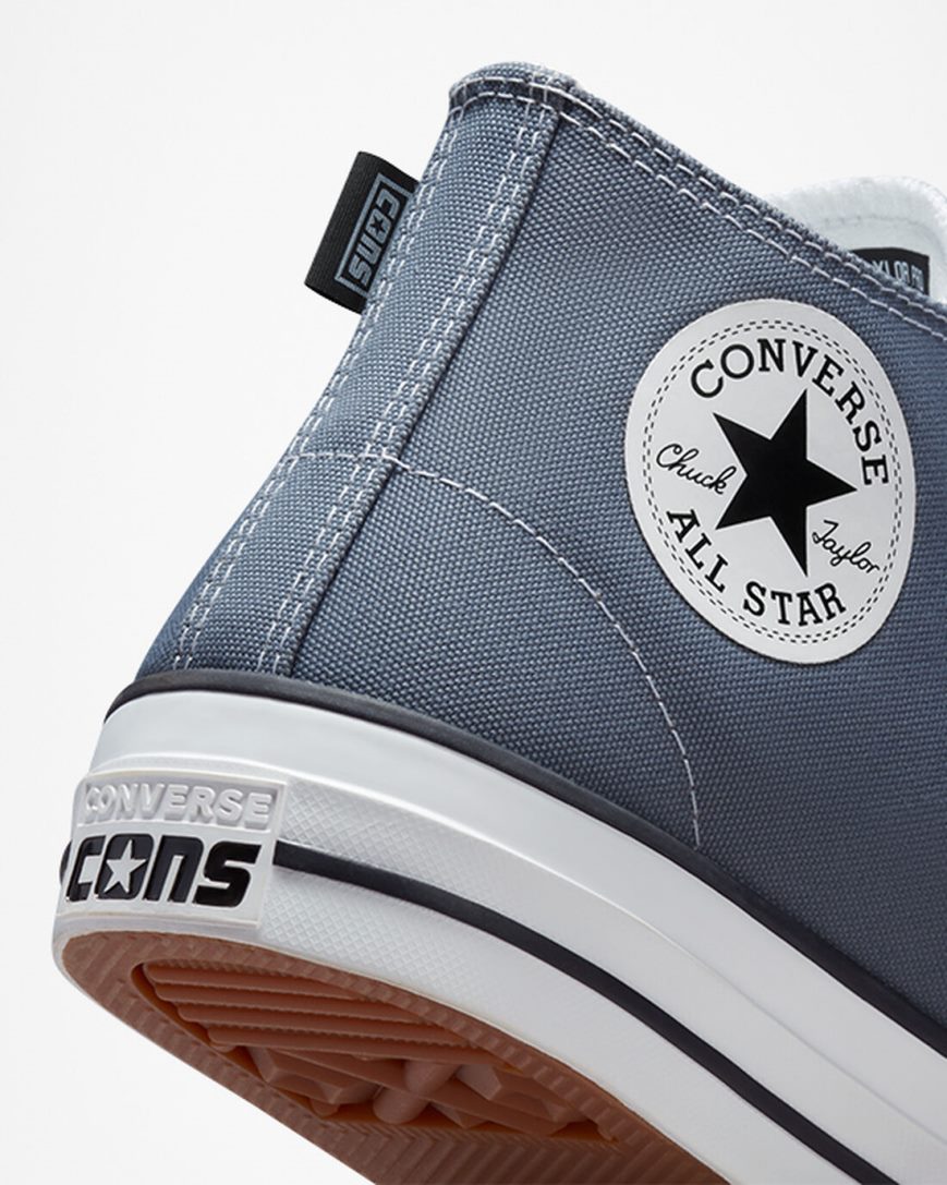 Bascheți Barbati Converse CONS Chuck Taylor All Star Pro Gri Albi Negrii | RO SWXPO372